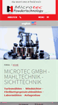 Mobile Screenshot of microtec-bobingen.de